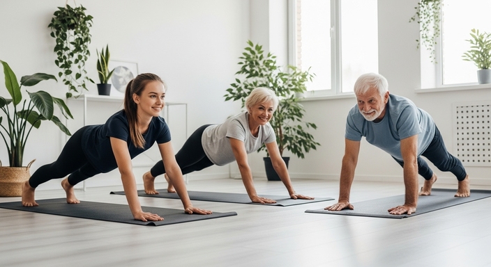 Yoga combina posturas e respiração para soltar o corpo, com foco em alongamentos profundos.