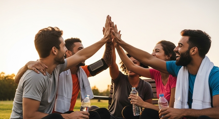 Atividades como caminhadas em grupo, aulas de dança ou esportes leves promovem movimento e conexão social.