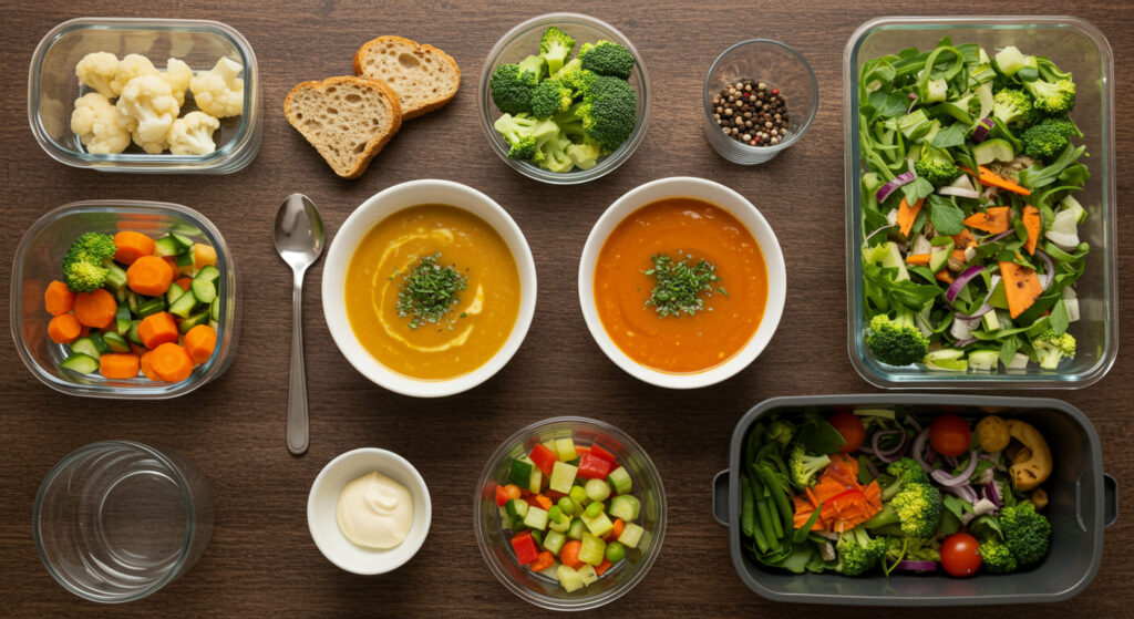 Reduzir desperdício alimentar: planejamento e compostagem para uma cozinha sustentável.