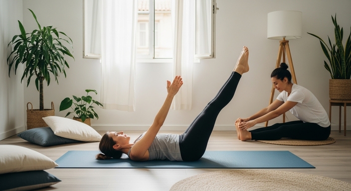 Pilates reduz sintomas de ansiedade.