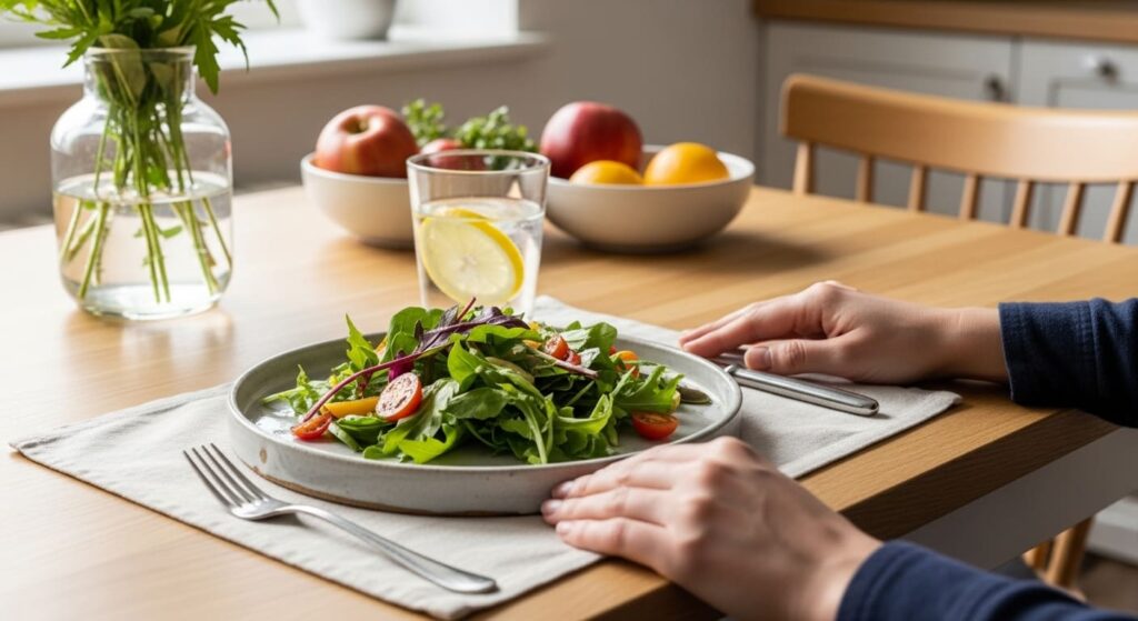 Comer com atenção plena nutre o corpo e fortalece a conexão com a comida.