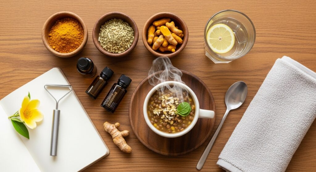 A ayurveda oferece ferramentas práticas para alinhar corpo e mente.